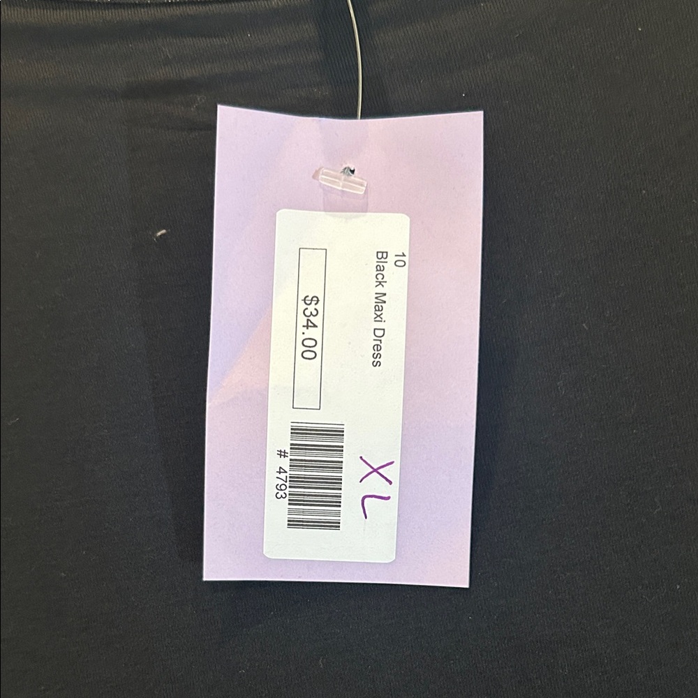 Beeson River Classic Black Babydoll Long Sleeve Dress XL - Picture 7 of 7